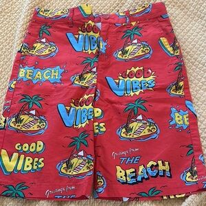 Good Vibes Red  Shorts by Stella McCartney - size 10/like new